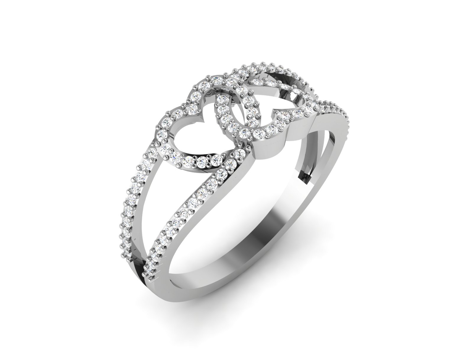 Silver Love U Forever Ring